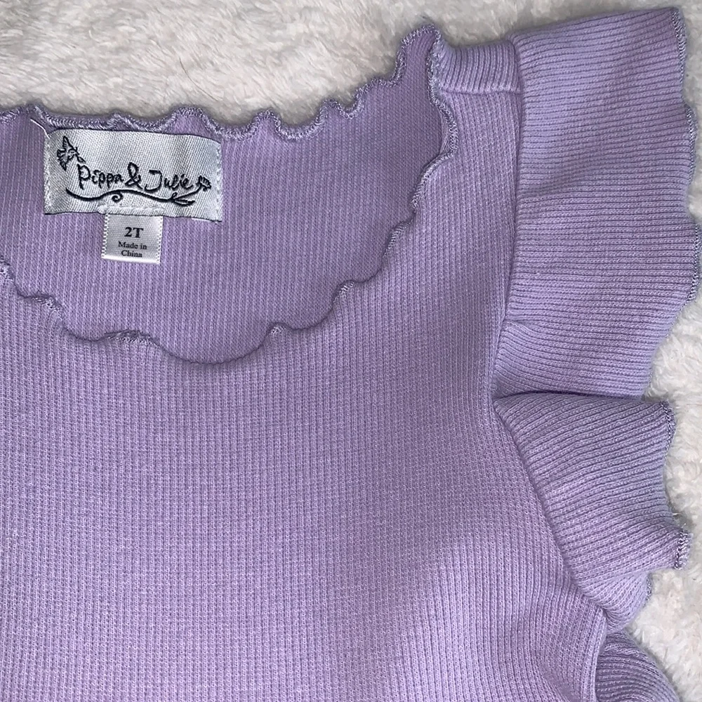 Pippa & Julie Lavender Dress 2T Tulle Bottom EUC - Picture 5 of 12